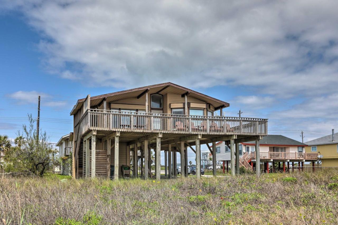Galveston Home With Spacious Deck Steps To Beach! Exterior photo